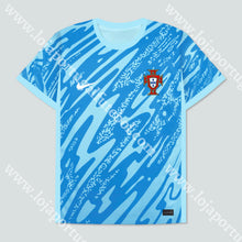 Carregar imagem no visualizador da galeria, Camisola Guarda-Redes Azul Portugal Euro 2024 Camisola Futebol