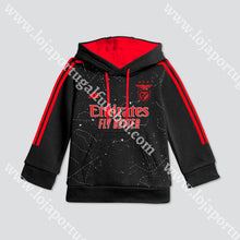 Carregar imagem no visualizador da galeria, Fato Treino Criança Adidas Preto Sl Benfica 24/25