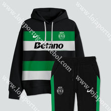 Carregar imagem no visualizador da galeria, FATO TREINO NIKE PRETO/VERDE SPORTING CP 25/26