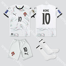 Carregar imagem no visualizador da galeria, Kit Criança Alternativo Seleção Portugal Puma 2025 Camisola Futebol