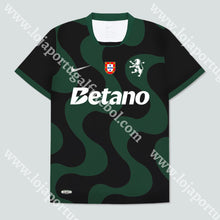 Carregar imagem no visualizador da galeria, NOVA CAMISOLA ALTERNATIVA PRETA SPORTING CP 25/26