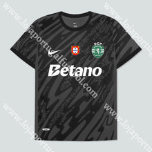 Carregar imagem no visualizador da galeria, CAMISOLA GUARDA-REDES PRETA SPORTING CP 24/25