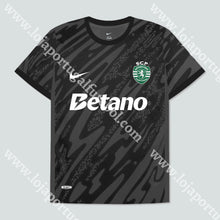Carregar imagem no visualizador da galeria, CAMISOLA GUARDA-REDES PRETA SPORTING CP 24/25