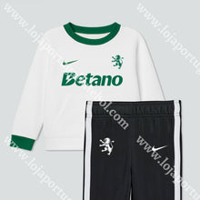 Carregar imagem no visualizador da galeria, NOVO FATO TREINO NIKE BRANCO SPORTING CP 25/26 1-2 Anos
