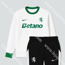 Carregar imagem no visualizador da galeria, NOVO FATO TREINO NIKE BRANCO SPORTING CP 25/26 S