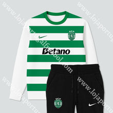 Carregar imagem no visualizador da galeria, NOVO FATO TREINO NIKE VERDE SPORTING CP 25/26 S