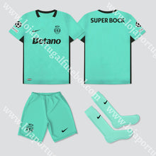 Carregar imagem no visualizador da galeria, NOVO KIT CRIANÇA 3º EQUIPAMENTO SPORTING CP 25/26