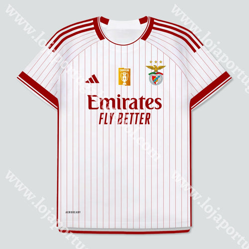 Cópia De Nova Camisola Edição Especial Branca Sl Benfica 23/24 Camisola Futebol