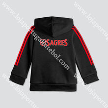 Carregar imagem no visualizador da galeria, Fato Treino Criança Adidas Preto Sl Benfica 24/25
