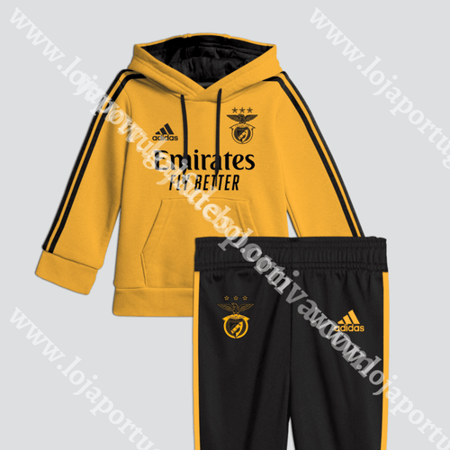 Fato Treino Criança Amarelo Sl Benfica 22/23 1-2 Anos