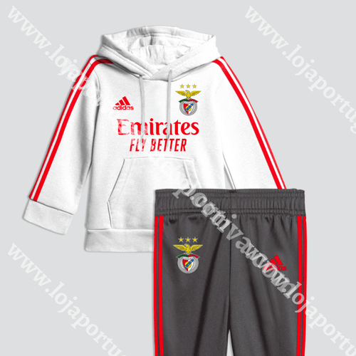 Fato Treino Criança Branco Sl Benfica 22/23 1-2 Anos