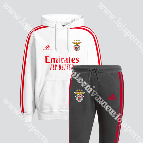 Fato Treino Fly Emirates Branco Sl Benfica 22/23 S