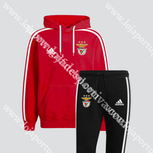 Carregar imagem no visualizador da galeria, Fato Treino Sl Benfica Hoodie Vermelha 21/22 S
