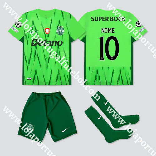 KIT CRIANÇA 3º EQUIPAMENTO SPORTING CP 24/25