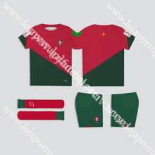 Carregar imagem no visualizador da galeria, Kit Criança Principal Portugal Mundial 2022
