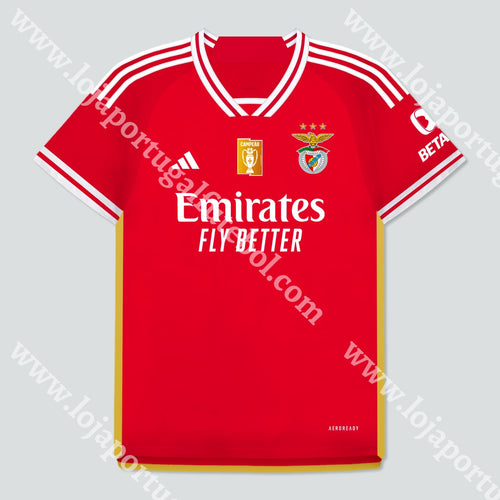 Nova Camisola Principal Sl Benfica 23/24 S Camisola Futebol