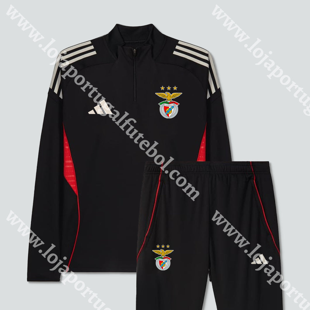 NOVO FATO TREINO ADIDAS PRETO SL BENFICA 25/26 S