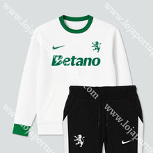 Carregar imagem no visualizador da galeria, NOVO FATO TREINO NIKE BRANCO SPORTING CP 25/26 S

