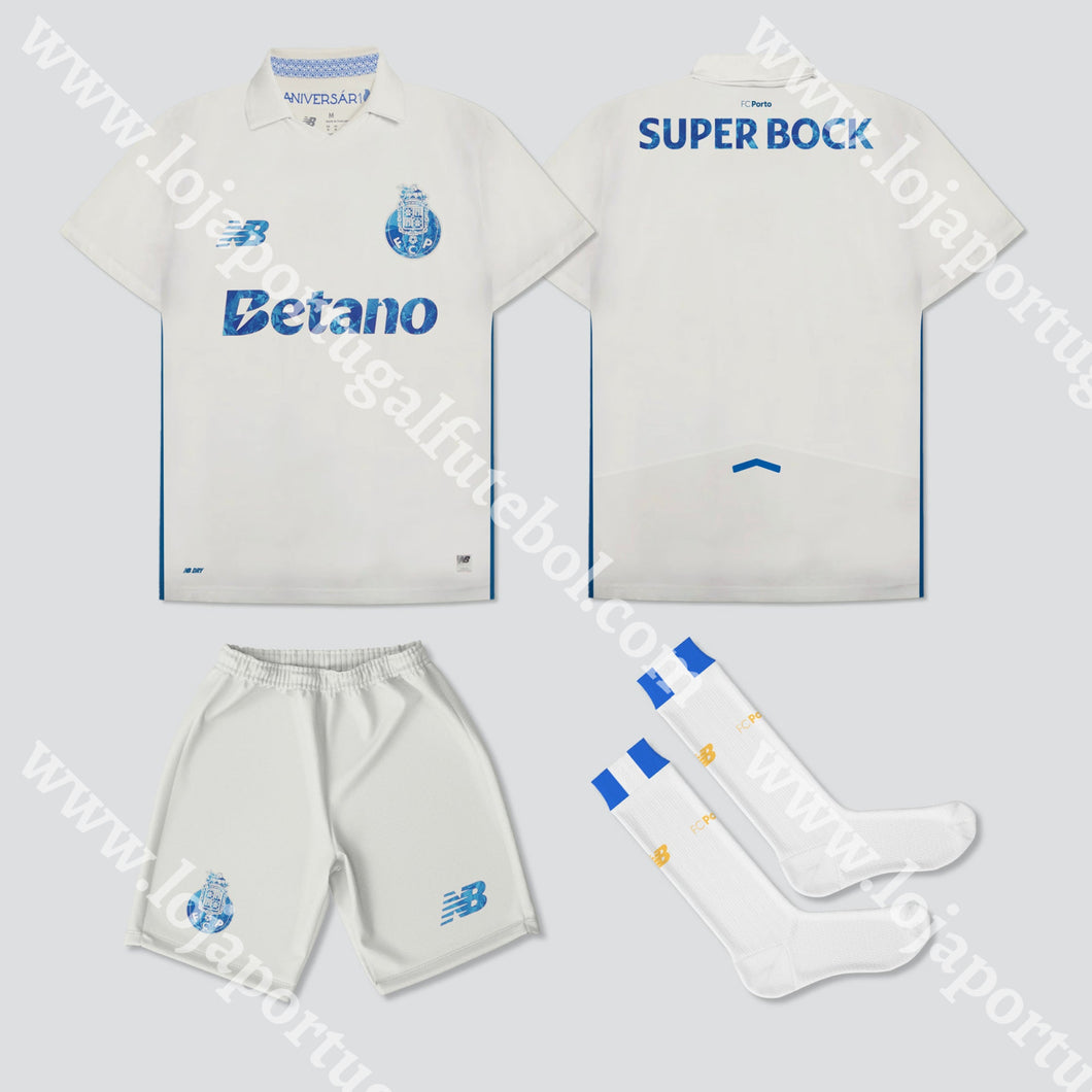 NOVO KIT CRIANÇA 3º EQUIPAMENTO FC PORTO 25/26 1-2 Anos