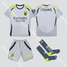 Carregar imagem no visualizador da galeria, Novo Kit Criança 3º Equipamento Sl Benfica 24/25 1-2 Anos
