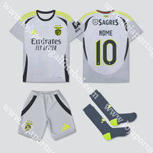 Carregar imagem no visualizador da galeria, Novo Kit Criança 3º Equipamento Sl Benfica 24/25
