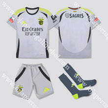 Carregar imagem no visualizador da galeria, Novo Kit Criança 3º Equipamento Sl Benfica 24/25
