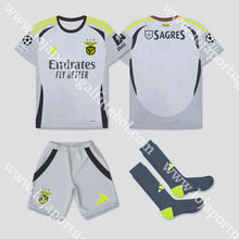 Carregar imagem no visualizador da galeria, Novo Kit Criança 3º Equipamento Sl Benfica 24/25

