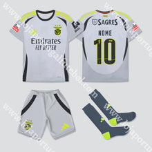 Carregar imagem no visualizador da galeria, Novo Kit Criança 3º Equipamento Sl Benfica 24/25
