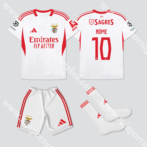 NOVO KIT CRIANÇA 3º EQUIPAMENTO SL BENFICA 25/26