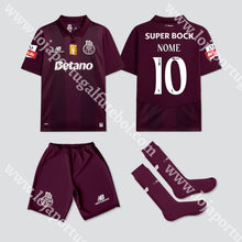 Carregar imagem no visualizador da galeria, NOVO KIT CRIANÇA ALTERNATIVO FC PORTO 26/27 - Camisola Futebol
