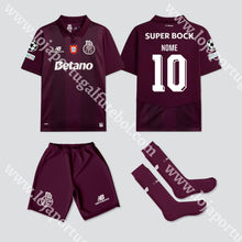 Carregar imagem no visualizador da galeria, NOVO KIT CRIANÇA ALTERNATIVO FC PORTO 26/27 - Camisola Futebol
