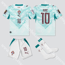 Carregar imagem no visualizador da galeria, NOVO KIT CRIANÇA ALTERNATIVO PORTUGAL MUNDIAL 2026 - Camisola Futebol
