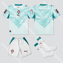 Carregar imagem no visualizador da galeria, NOVO KIT CRIANÇA ALTERNATIVO PORTUGAL MUNDIAL 2026 - Camisola Futebol
