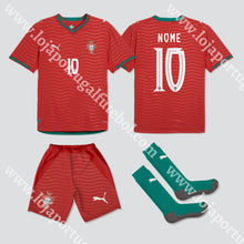 Carregar imagem no visualizador da galeria, NOVO KIT CRIANÇA PRINCIPAL PORTUGAL MUNDIAL 2026 Camisola Futebol
