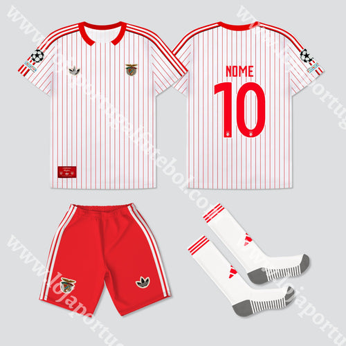 NOVO KIT CRIANÇA RETRO SL BENFICA 25/26